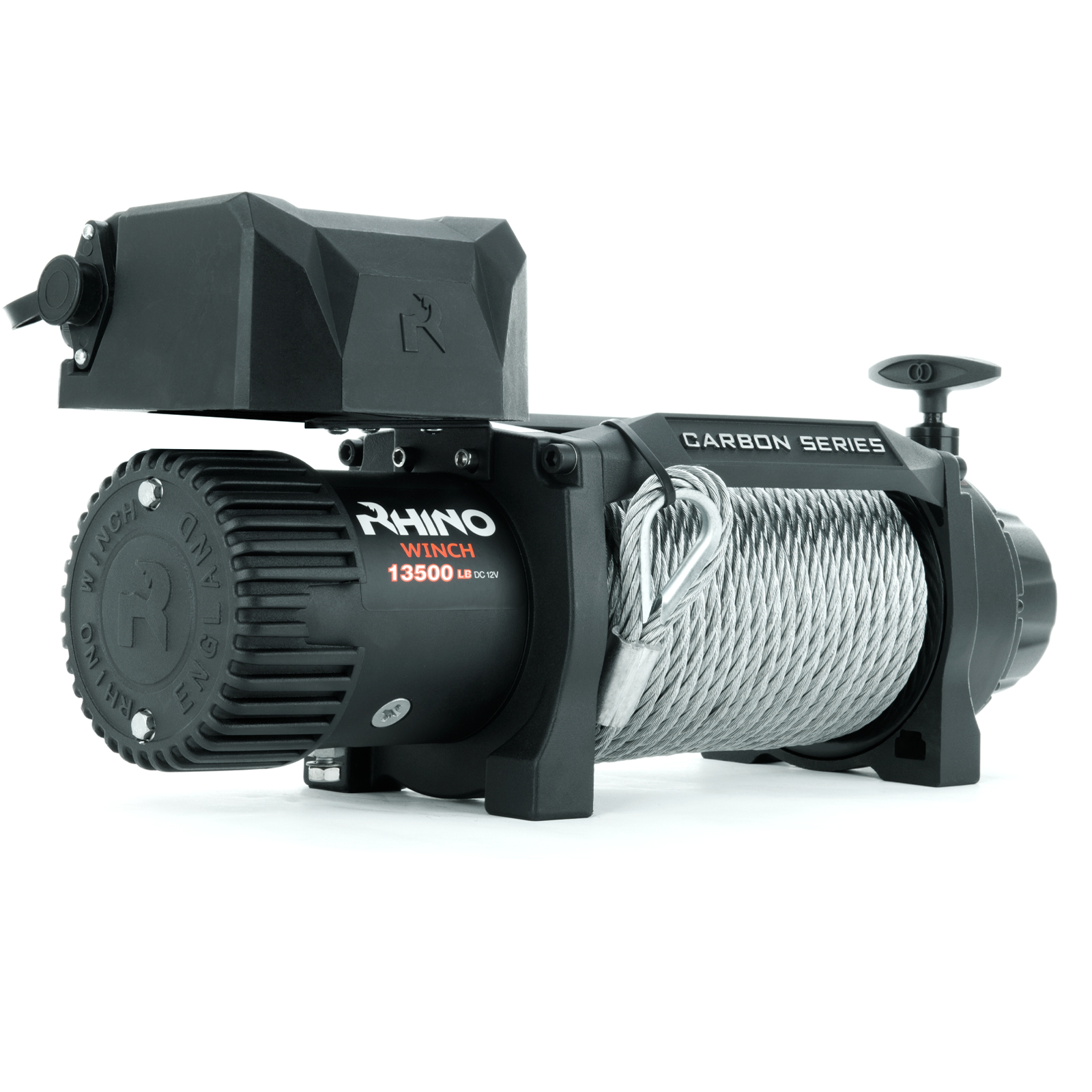 OUT OF STOCK: Rhino Winch Electric Recovery, 12v 13500lbs Carbon - Heavy  Duty 5060569762943
